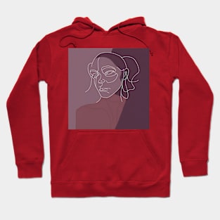 Lady in lines Hoodie